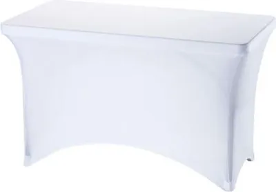 Produktbild von Stretchhusse f. Buffettische m. 1220x610x740mm xHmm - weiß