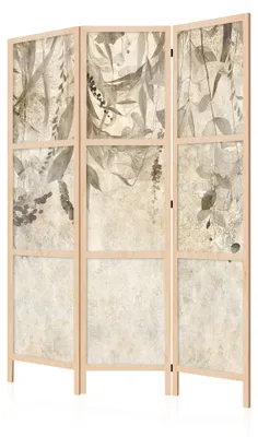 Zdjęcie produktu dla LUMASOUL Parawan jednostronny, Przegroda do wnętrz, Liście kwiatów Japońskie 5, 135x172 cm