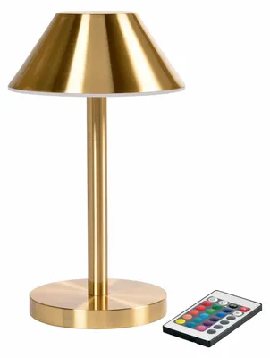 Produktbild von 1 Duni LED Lampe kabellos Zelda MIDI gold, 210394 inklusive Ladestation