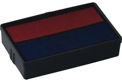 Produktbild von Colop E/10/2 Rep Pads Blue/Red PK2, Blau/Rot, Schwarz, Kunststoff, Unisex, Mini-Dater S 160, Mini-Dater S 160/L, 1 Stück(e)