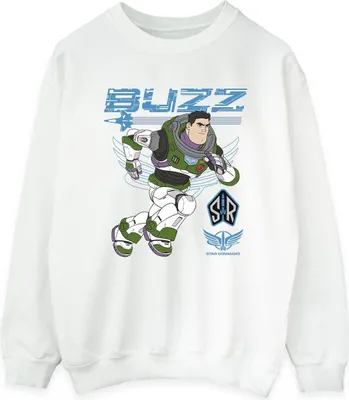 Produktbild von Disney - "Lightyear Run To Action" Sweatshirt für Damen BI25170 (S) (Weiß)