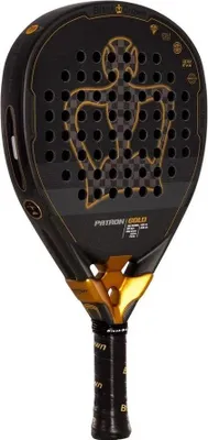 Zdjęcie produktu dla Rakietka do padla Black Crown Patron Gold Golden 355-370 gr