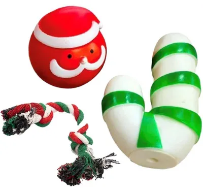 Image de Verk 26217 Set de jouets de Noël pour chiens