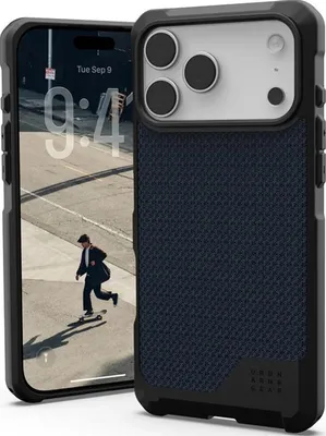 Obrázok produktu pre Urban Armor Gear 114518113955, Ochranný obal, Apple, iPhone 17 Pro Max, 17,5 cm (6.9"), Čierna, Modrá
