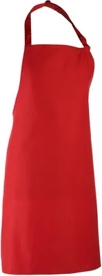Produktbild von Premier Workwear PR150 | Latzschürze ŽColoursŽ - Waschbar bei 60 °C - Farbe: Red (ca. Pantone 200) - Größe: 72 x 86 cm