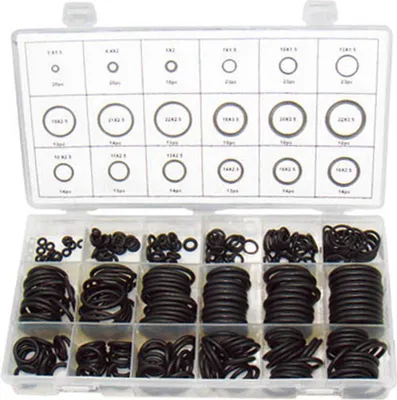 Produktbild von O-Ring Dichtring Set Dichtung Sortiment ø 3-18 mm Spezial Säurebeständig 279 tlg