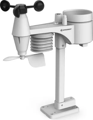 Produktbild von Bresser Ersatzsensor 7-in-1 Funk Außensensor für WLAN Comfort Wetterstation Temperatur Luftfeuchtigkeit Wind Regen UV