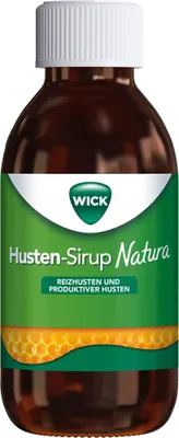 Image de Sirop contre la toux WICK Natura pour la toux irritative et productive, solution de 140 ml