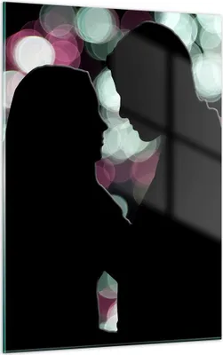 Produktbild von Bilder auf glas - Einteilig - Paar Liebe Beziehung - 50x70cm - Glasbilder - Wandbilder - Bilder - zum Aufhängen bereit - Wanddekoration aus Glas - Glas Bilder - Wandbild auf Glas - GPA50x70-2551