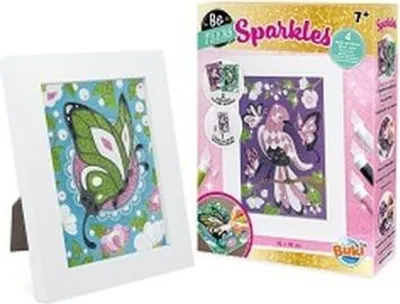Produktbild von Buki Glitzerbilder - Schmetterling Bastelset mit Glitzer