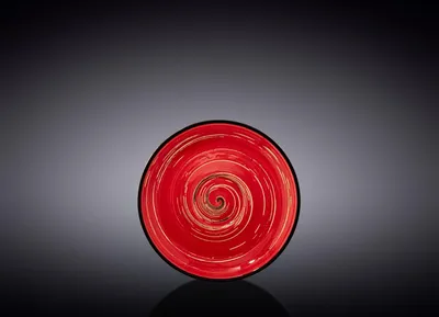 Produktbild von Wilmax Untertasse 11 cm Rot Porzellan WL-669233/B
