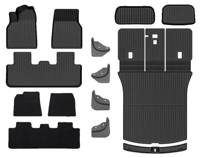 Image de Tapis de sol pour voiture, résistant, imperméable, lot de 14 pièces