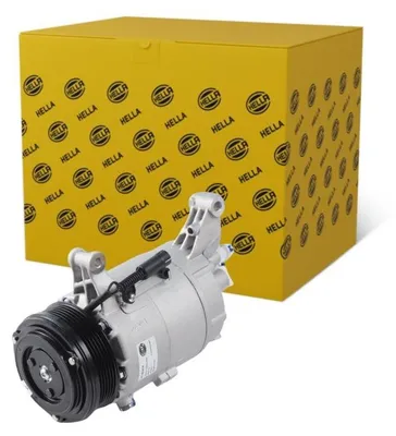 Produktbild von HELLA 8FK 366 200-581 CVC6 Klimaanlage Klimakompressor PAG 46 R134a für MINI Schrägheck (R50, R53) Cabrio (R52)