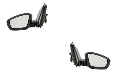 Produktbild von Außenspiegel passend für VW Polo 09 6R 06/09- Set Links & Rechts schwarz 6R1857507M 6C1857507A 6C1857507A9B9 6R0857521F 6R0857537C9B9 6 Johns