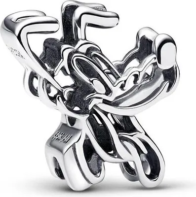 Produktbild von PANDORA Disney Pluto Silhouette Slide-Charm, 925er Silber