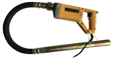Produktbild von Betonrüttler - Flaschenrüttler Handbetonvibrator - 850 W - Handgeführt - Gummimaterial - Gelb