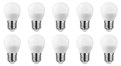 Produktbild von Technik E27 LED-Lampe P45 4,9W 470lm 2700K warmweiß 10 Stück