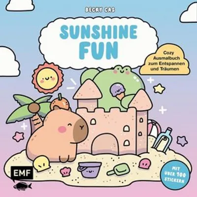 Produktbild von Sunshine Fun - Cozy Ausmalbuch zum Entspannen und Träumen