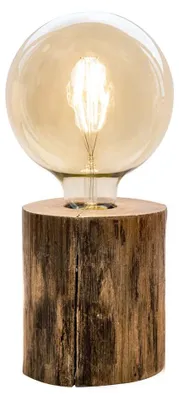 Produktbild von Nino Leuchten Tischlampe Wohnzimmer Tischleuchte Schlafzimmer Holz Glas 51760146