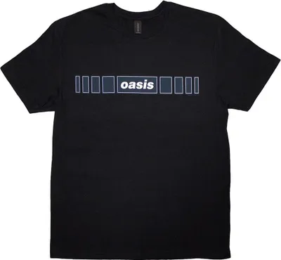 Produktbild von Oasis - T-Shirt Logo für Herren/Damen Uni RO13468 (XL) (Schwarz)