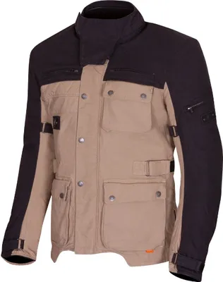 Produktbild von Merlin Mahala D3O Explorer Motorrad Textiljacke, schwarz/beige, XL