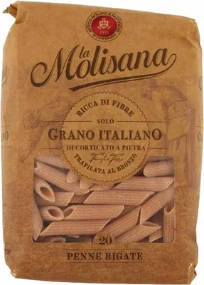 Obrázek produktu pro La Molisana Penne Rigate Integrale celozrnné těstoviny trubičky 500 g