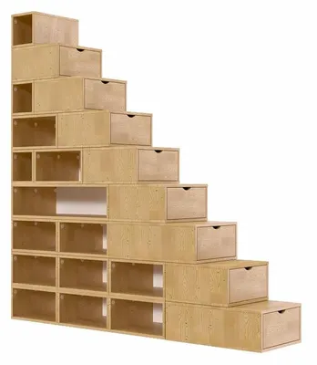 Productafbeelding van Trapkast 225 cm - Honig
