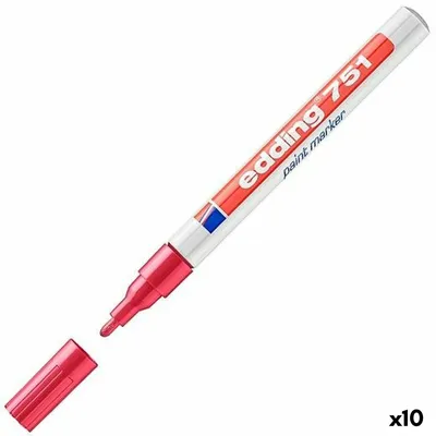 Zdjęcie produktu dla Edding marker 751 czerwony lakier