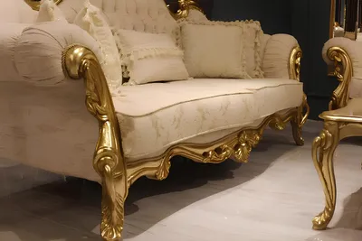 Produktbild von KlassischeSofagarnitur 311 Sitzer Couchgarnitur Holz Sessel Textil Komplett Neu