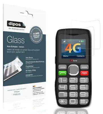 Immagine prodotto di 2x Pellicola Protettiva per TTfone TT890 4G Protezione Vetro Flessibile 9H dipos