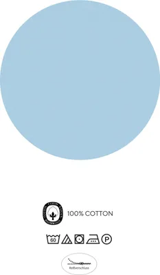 Produktbild von Biberna Linon Kinder-Bettwäsche 'Schiffe' 100 x 135 cm Ciel - Hellblau