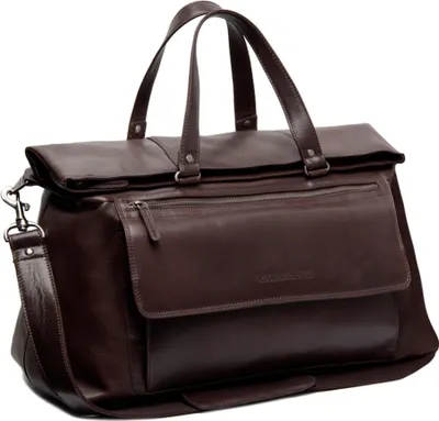 Image de The Chesterfield Brand sac de voyage pour ordinateur portable Lazio Travelbag Brown marron foncé