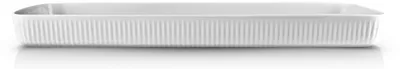 Servierschale 37x13 cm, Porzellan, weiß, ofenfest, mikrowellengeeignet