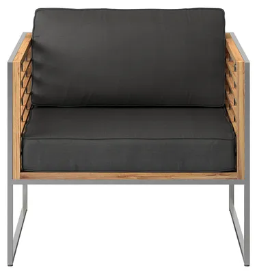 Produktbild von home24 Gartensessel - Webstoff / Teak Massiv