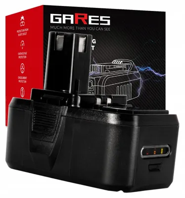 Zdjęcie produktu dla GARES Akumulator Bateria do Ryobi R18CK2-LL25F SA1802 CBLT1804 | 18 V | Seria Wzmocniona High-Performance | Wysoka Moc