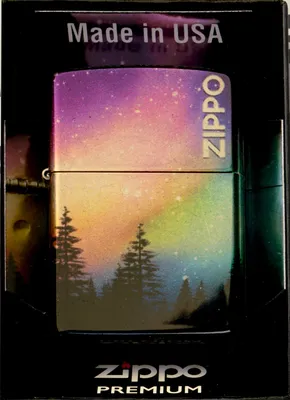 Zdjęcie produktu dla Zapalniczka Zippo Color 540° Fusion Colorful Sky 60006836 las zorza polarna niebo