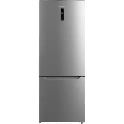 Produktbild von Heinner HCNF-M435INVHXE++, 435 l, NoFrost-Funktion (Kühleinheit), 39 dB, 9 kg/24h, E, Edelstahl