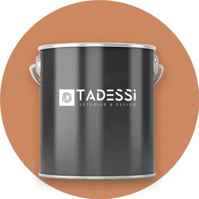 Produktbild von TADESSI Wandfarbe Orange - Goldgelb - abwaschbare Innenfarbe matt - Dispersionsfarbe - Geruchsarm und Lösemittelfrei - 1 Liter Gebinde