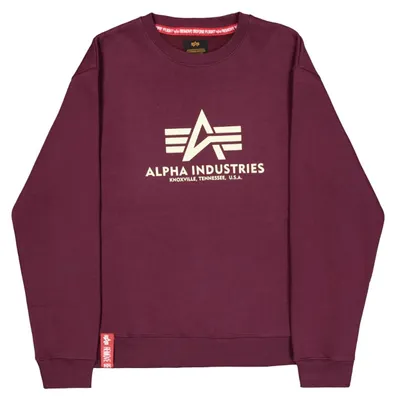 Produktbild von Alpha Industries Herren Basic Sweatshirt, Dark Cherry, L