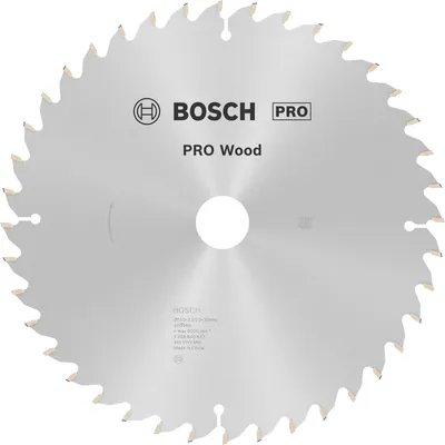 Imagen del producto de Disco de sierra circular PRO Wood, 250 x 3,2 x 30 mm, Z40