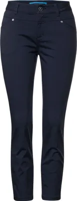 Produktbild von 31679 Street One, Yulius 7/8,  7/8 Damen Jeans Hose, Satinstretch, marineblau, D 34 W 27 L 26