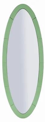 Produktbild von FURNLUX Wandspiegel Oslo Grün 55cm / Hauptfarbe: Grün / Abmessungen: 55 x 150 x 2 cm