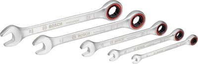 Produktbild von Ratschen-Einmaulschlüssel-Set, 5-teilig
