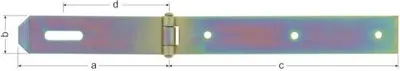Zdjęcie produktu dla GAH-Alberts 315986, Stal, Powłoka elektrogalwaniczna, 10 szt.
