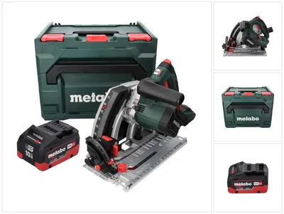 Obrázek produktu pro Metabo KT 18 LTX 66 BL Akumulátorová ponorná kotoučová pila 18 V 165 mm + 1x akumulátor 10,0 Ah + metaBOX - bez nabíječky
