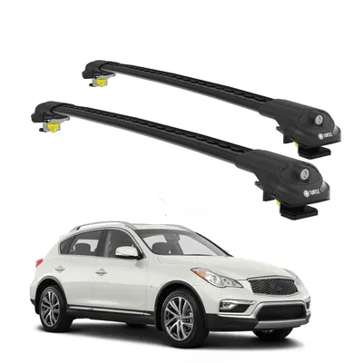 Zdjęcie produktu dla TURTLE BAGAŻNIK DACHOWY AIR-1 do INFINITI QX50 J50 2014 2015 2016 2017 , Czarny