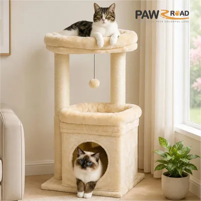 Produktbild von PAWZ Road Kleiner Kratzbaum 70cm Beige