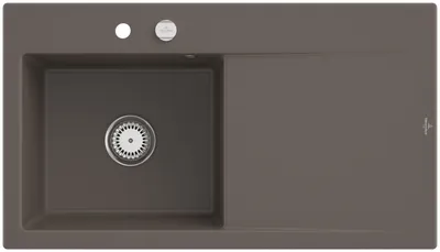 Produktbild von Villeroy & Boch Keramikspüle 335202TR, Subway Style 50 Einbauspüle - inkl.