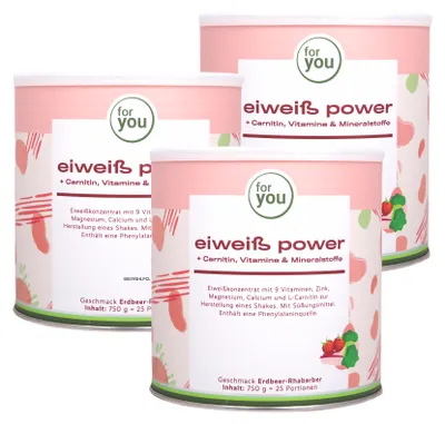 Zdjęcie produktu dla for you power – zestaw trzech opakowań białka