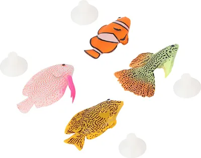 Produktbild von 4PCS Aquarium Aquarium Leuchtende Silikon Künstliche Gefälschte Landschaft Ornament Dekoration Zubehör